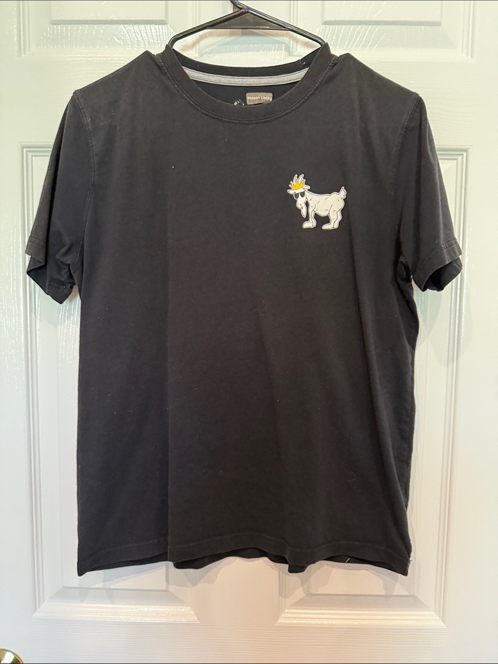 GOAT USA black logo t-shirt